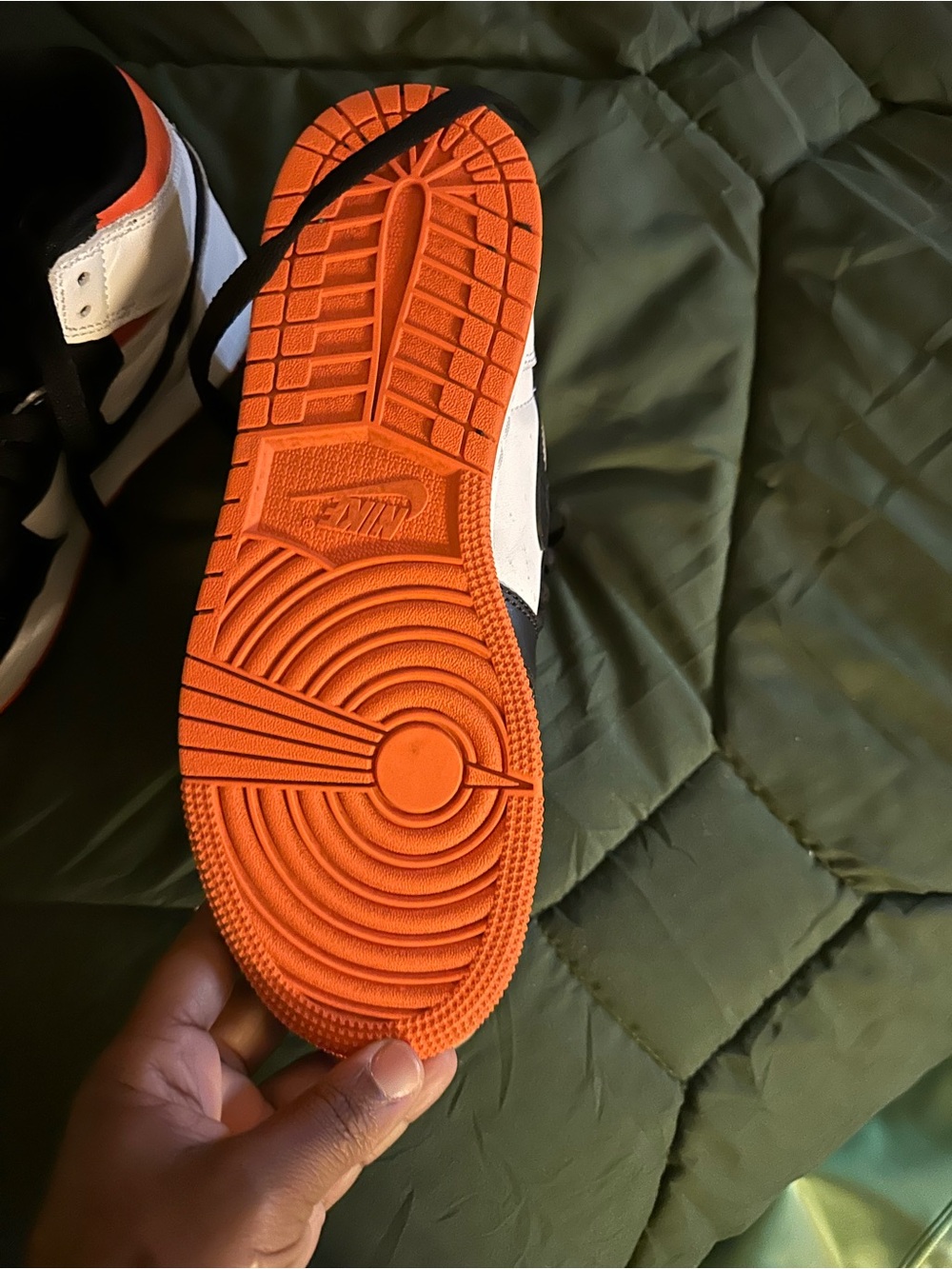 Nike Men’s Sneakers White Black Orange